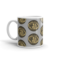 Vintage Karting SAETTA Made in Italy Kart Engine Pattern Coffee Mug