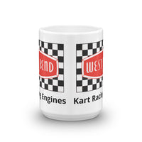 Vintage Karting West Bend Kart Racing Engines Power Coffee Mug