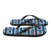 Kart Racing FA Kart Inspired Flip-Flops