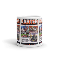 Vintage Kart Racing Karter News Magazine August 1982 Cover Coffee Mug