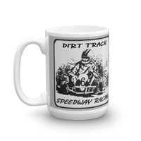 Vintage Karting Dirt Track Speedway Racing Coffee Mug