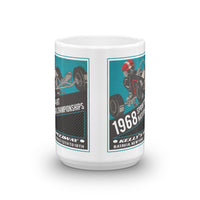 Vintage Kart Racing 1968 Sprint Nationals Batavia, NY Coffee Mug