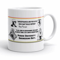 Kart Racing Enzo vs Purdue Coffee Mug