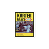 Vintage Karting January 1970 Karter News Magazine Cover Bubble-free stickers