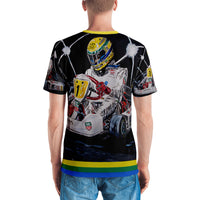 Vintage Kart Racing Aryton Senna Men's T-shirt