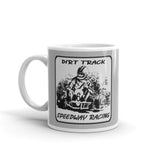 Vintage Karting Dirt Track Speedway Racing Coffee Mug