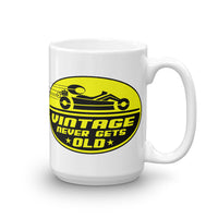 Vintage Kart Racing Vintage Never Gets Old Coffee Mug