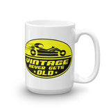Vintage Kart Racing Vintage Never Gets Old Coffee Mug
