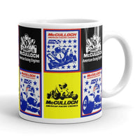 Vintage Karting McCulloch American Racing Engine Quad Coffee Mug