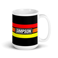 Kart Racing Vintage Simpson Colors Inspired Coffee Mug