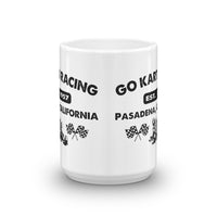 Vintage Karting Est 1957 Pasadena California Coffee Mug