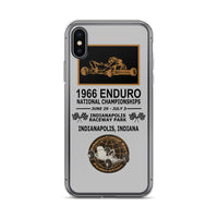 Vintage Karting 1966 IKF Enduro Nationals Indianapolis Raceway Park iPhone Case