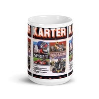 Vintage Kart Racing Karter News Magazine August 1982 Cover Coffee Mug