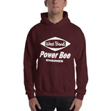 Vintage Karting West Bend Kart Racing Power Bee Engines Premium Unisex Hoodie