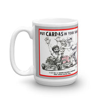 Vintage Karting Cardas Racing Fuel "Put Cardas in Your Tank" Coffee Mug