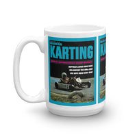 Vintage Kart Racing 1968 Modern Karting Magazine Cover Coffee Mug