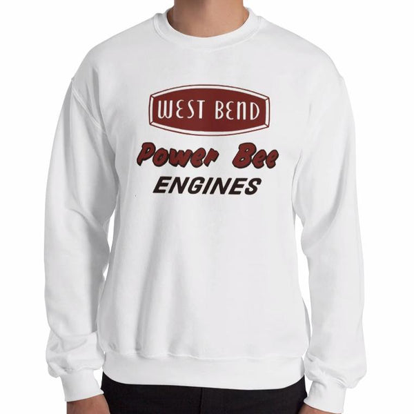 Vintage Karting West Bend Kart Racing Engines Sign Unisex Sweatshirt