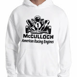 Vintage McCulloch Enduro Kart Racing Engine Unisex Heavy Blend Hooded Sweatshirt