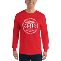 Kart Racing "Race AREA 51" Karting is Universal Premium Long Sleeve T-Shirt