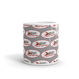 Vintage Karting Hellcat Wildcat Kart Pattern Coffee Mug