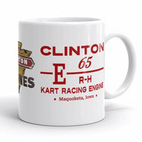 Vintage Karting Clinton E65 Kart Racing Engine Coffee Mug