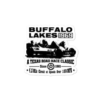 Vintage Karting 1969 Buffalo Lakes Enduro Kart Road Race Bubble-free stickers