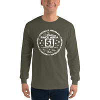 Kart Racing "Race AREA 51" Karting is Universal Premium Long Sleeve T-Shirt