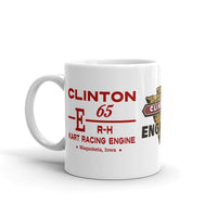 Vintage Karting Clinton E65 Kart Racing Engine Coffee Mug