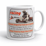 Vintage Karting Hell Cat Go Kart Racing Coffee Mug