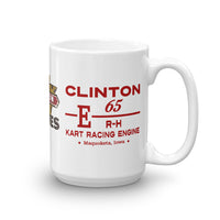 Vintage Karting Clinton E65 Kart Racing Engine Coffee Mug