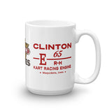 Vintage Karting Clinton E65 Kart Racing Engine Coffee Mug