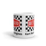Vintage Karting West Bend Kart Racing Engines Power Coffee Mug