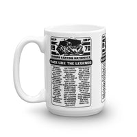 Vintage Kart Racing 1970 Enduro Nationals Race Like A Legend Coffee Mug