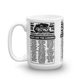 Vintage Kart Racing 1970 Enduro Nationals Race Like A Legend Coffee Mug
