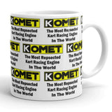 Vintage Karting Komet The Most Respected Kart Racing Engine in the World Coffee Mug
