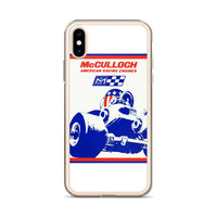 Vintage Karting McCulloch Racing Engines RWB iPhone Case
