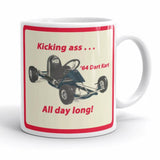 Vintage Kart Racing 1964 Rupp Dart Go Kart Kicking Ass Coffee Mug