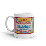 Vintage Karting 1971 IKF Kart Racing Enduro Summer Nationals Coffee Mug
