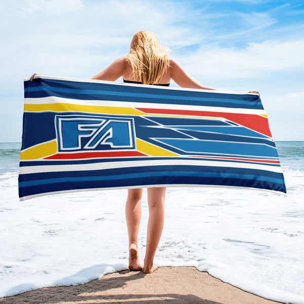 Kart Racing FA Kart Colors Inspired Beach Towel