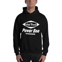 Vintage Karting West Bend Kart Racing Power Bee Engines Premium Unisex Hoodie