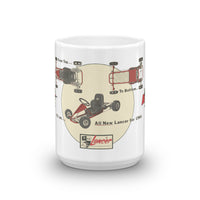 Vintage Karting Lancer Sprint Go Karts Coffee Mug