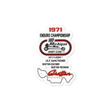 Vintage Karting 1971 IKF Michigan Kart Club Gratten Enduro Nationals Bubble-free stickers