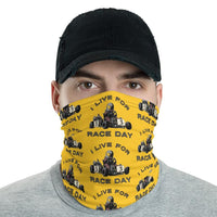Kart Racing Juniors "I Live for Race Day" Neck Gaiter Face Mask