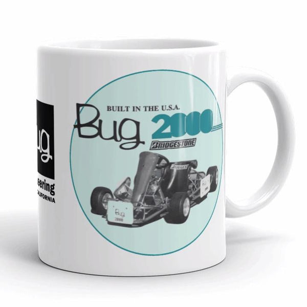 Vintage Karting Bug 2000 Go Kart Coffee Mug