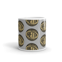 Vintage Karting SAETTA Made in Italy Kart Engine Pattern Coffee Mug