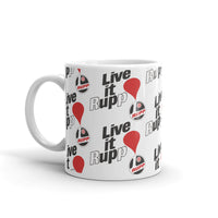 Vintage Karting "Live It Rupp" Pattern Coffee Mug