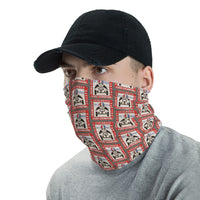 Vintage Karting 1962 Luxembourg Grand Prix Neck Gaiter Face Mask