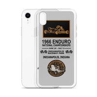 Vintage Karting 1966 IKF Enduro Nationals Indianapolis Raceway Park iPhone Case