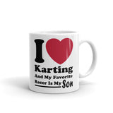Kart Racing My Favorite Racer Is My Son Coffee Mug