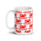 Vintage Karting DAP World Champion Kart Racing Engines Coffee Mug